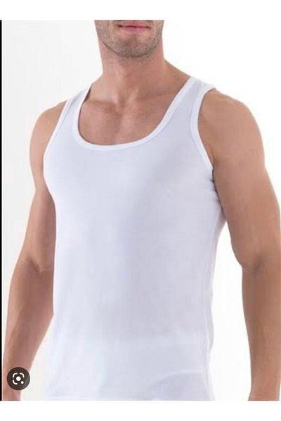MOSTESS Men's Combed Cotton Undershirt 6 Pack Cotton