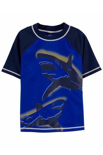 Carter's Costum de baie cu protecție solară pentru băiat, albastru