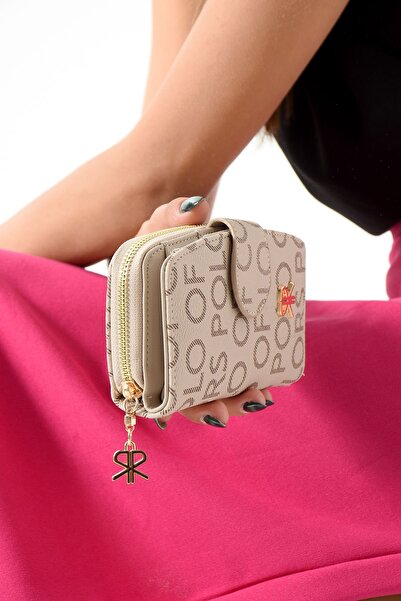 çantamgelsin Portofel Polo Of Colors de mărime medie pentru femei, cu compartiment pentru monede și carduri