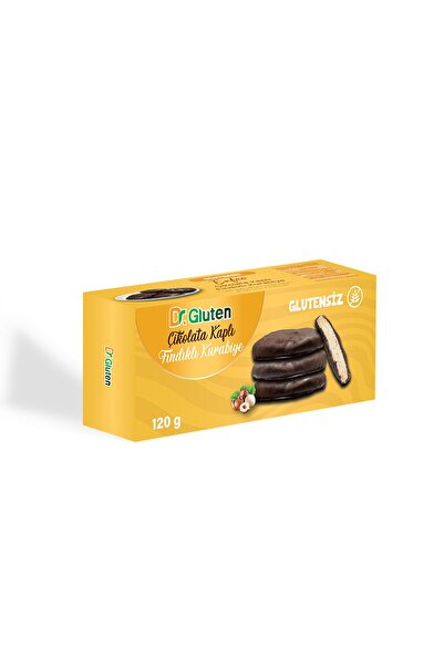 Dr.Gluten DR GLUTEN GLUTENSİZ ÇİKOL KAPLI FIND. KURABİYE 120