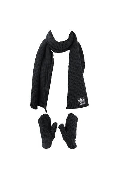 adidas Sada černého šátku a rukavic adidas Originals - Dámské