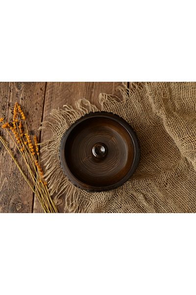 Las Vivas Kids Decorative Presentation Bowl and Wooden Bowl - Snack Bowl and Wood Cut