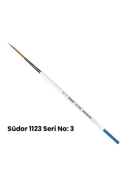 Südor 1123 سلسلة فرشاة الخطوط الاصطناعية رقم 3