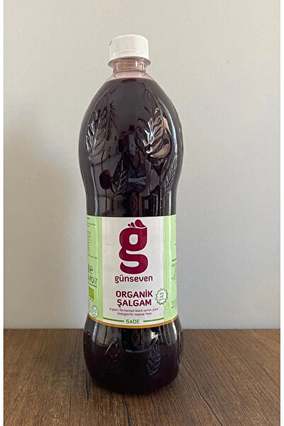 GÜNSEVEN ORGANİK Şalgam Suyu (Sade) 1 Lt X 4 Adet Özel Seri Yeni Ürün