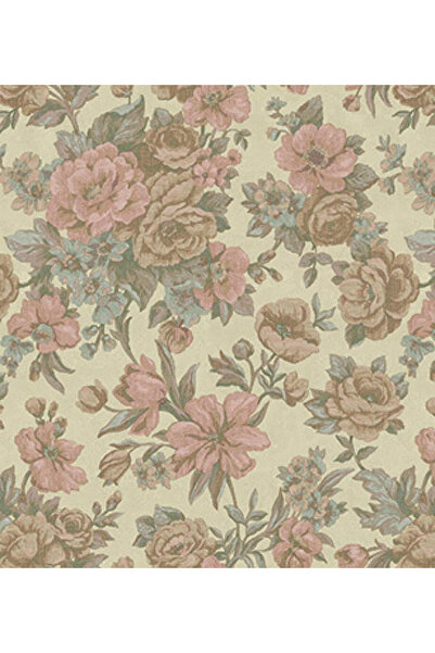 Adawall 5806 Serie | Çiçek açan güller ve çiçek desenli duvar kağıdı / 10.6m2