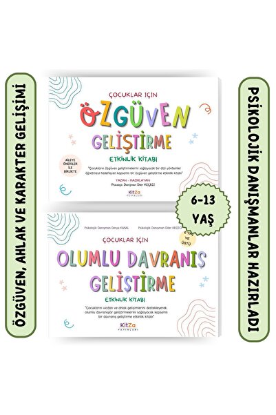 ÇOCUKLAR İÇİN ÖZGÜVEN GELİŞTİRME VE OLUMLU DAVRANIŞ GELİŞTİRME ETKİNLİK KİTABI-2'Lİ SET