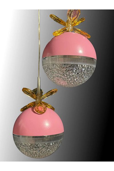 Serçeden 2-Piece Candy Led Young Girl's Room Pendant Lamp Chandelier from Serçe
