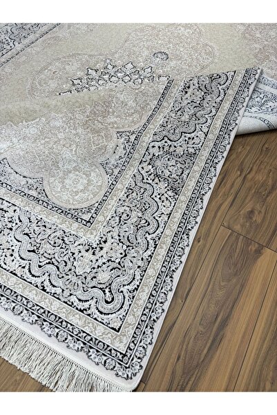 Neşem Halı Boutique DİORA HALI SHIMAL 9073 C KREM MAVİ Yüksek Dokuma Sıklığı ...
