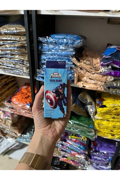 BALON HOME عصابة رأس Marvel Captain America - 10 أشخاص