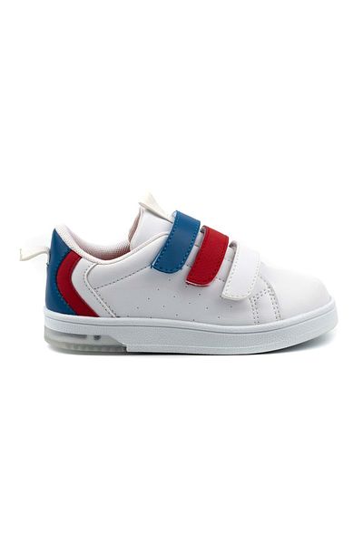 Kocamanlar Ayakkabı Cool Mami Tomy Lighted Sneakers Kids Sneakers WHITE-RED