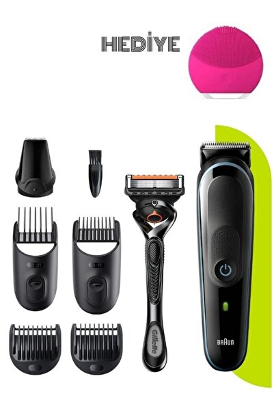 Braun Erkek için şarjlı Saç Sakal Traş makinesi Yeni nesil gillette traş bıça...