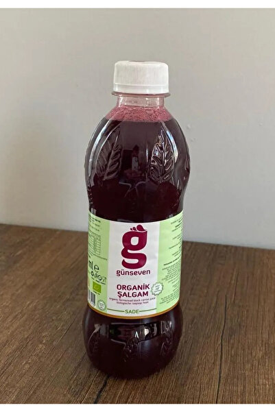 GÜNSEVEN Organik Şalgam Suyu (Sade) 300 ml X 24 Adet Özel Seri Yeni Ürün