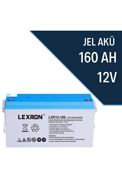 Lexron 160A DEEP CYCLE SOLAR JEL AKÜ (NANO TEKNOLOJİ)