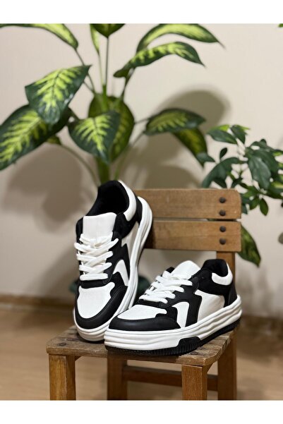 İNFİNİTE Siyah Kadın Sneaker Günlük Ayakkabı