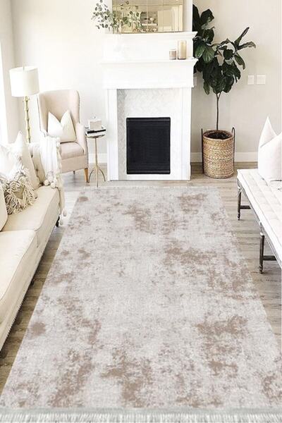 MOTTO HALI Doku Eko Punto Kaymaz Tabanlı Yıkanabilir Antibakteriyel Dijital B...