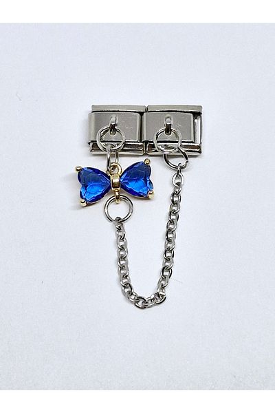 RoseCo00 Italian Charm - Ribbon Double Steel
