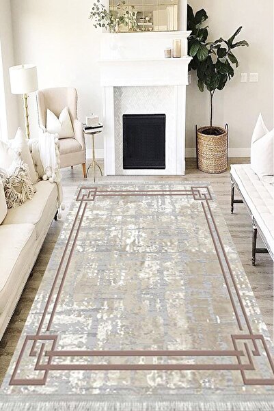 Modern Eco Punto Anti-Slip Based Washable Antibacterial Digital Printing Modern Carpet Runner