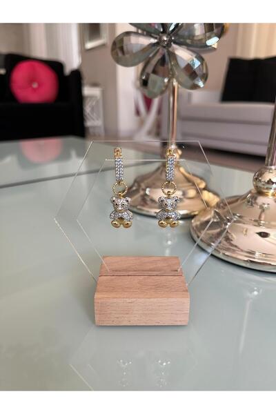 Asteria Jewelry Çağla Şikel Ema Model Ayıcık Küpe