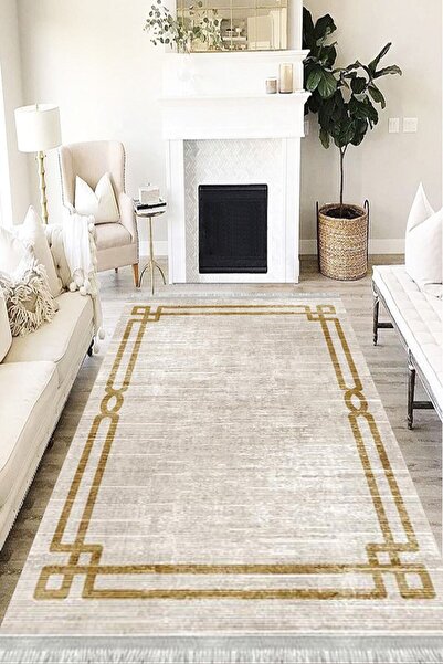 MOTTO HALI Modern Eko Punto Kaymaz Tabanlı Yıkanabilir Antibakteriyel Dijital...