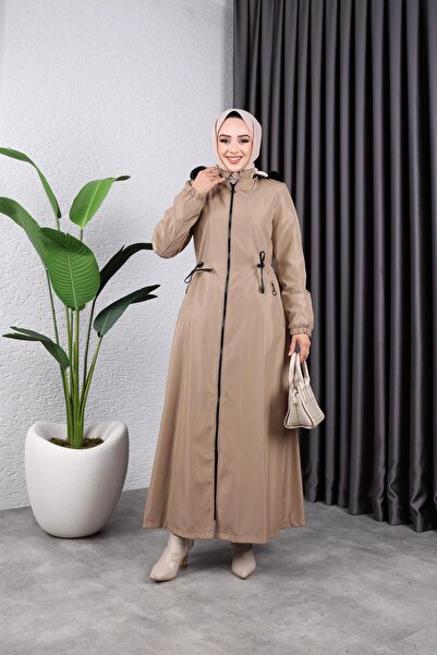 HARMAN BUTİK ΓΥΝΑΙΚΕΙΟ ΠΑΛΤΟ BONDIT ΜΕ ΚΟΥΚΟΥΛΑ ΜΕ ΤΣΕΠΕΣ ΜΕ φερμουάρ