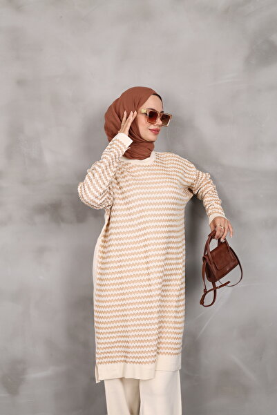 MODA Glitter Knitwear Tunic