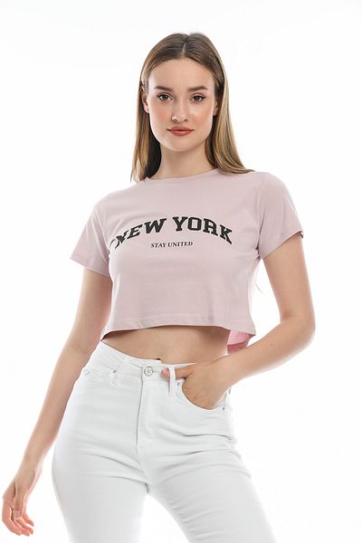 Superlife Women's New York Printed T-Shirt Spr21y15