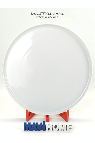 MAViHOME 28 cm White Porcelain Pizza Plate - Single