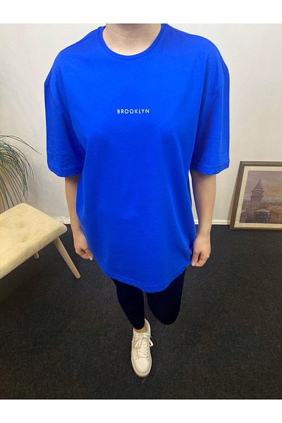 Superlife Women's Crew Neck Standard &Regular Fit Brookyln Printed T-Shirt Spr21Yk27