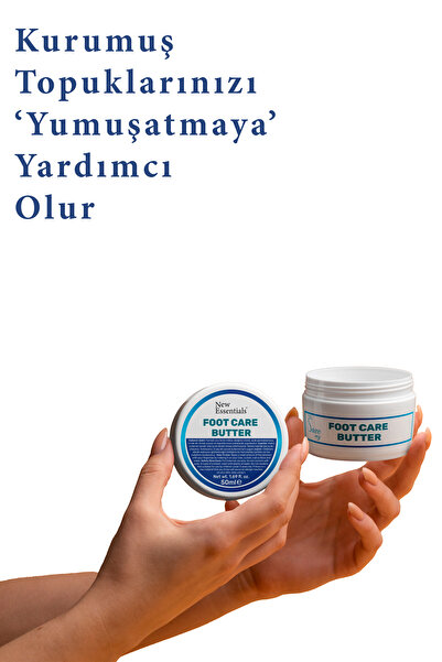 New Essentials Foot Care Butter Mentollü Ayak Topuk Onarım Ve Bakım Yağı 50 ml
