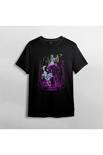 Pixxa Μπλουζάκι John Wick Crew Neck 100% βαμβακερό - Μοντέλο 1