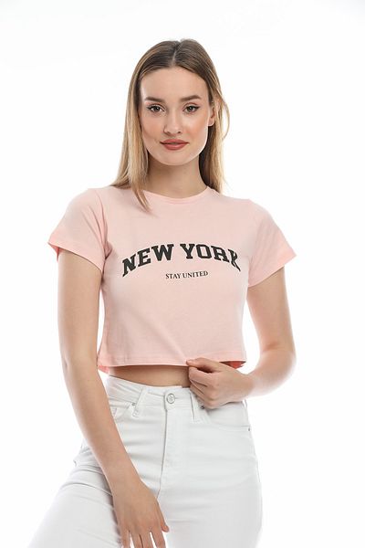 Superlife Women's New York Printed T-Shirt Spr21y15