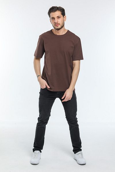 Superlife Ανδρικό T-Shirt με λαιμόκοψη υπερμεγέθης Spr21y30