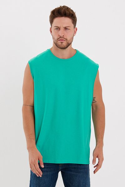 Superlife Ανδρικό μπλουζάκι με λαιμόκοψη Superlife Oversize Spr21y03