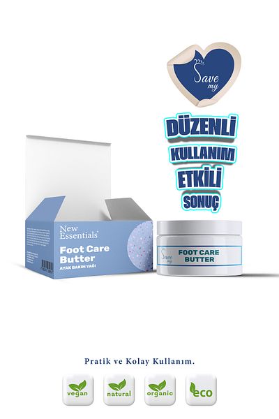 New Essentials Foot Care Butter Menthol Foot Heel Repair and Care Oil 50 ml
