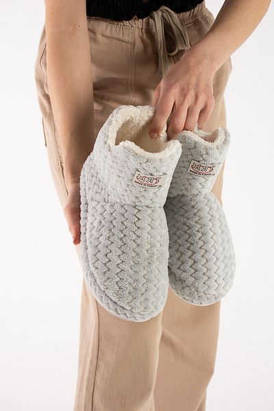 star shoes Γούνινες αφράτες γυναικείες παντόφλες