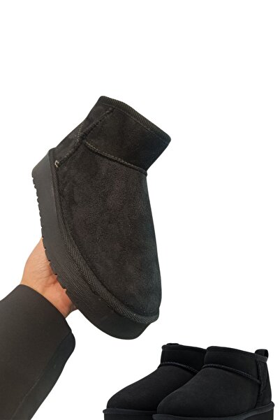 HEDYONE KAYMAZ,  DIŞI SÜET, İÇİ KÜRKLÜ, ORTA KALIN TABAN, BİLEKTE BOT & BOOTİE, İÇİ TÜYLÜ DIŞARI TERLİĞİ,