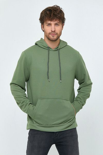 Superlife Ανδρικό φούτερ με κουκούλα Superlife Regular Fit Thin Spr 20k55
