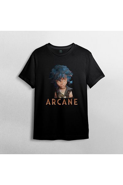 Pixxa Arcane Isha - T-Shirt από 100% βαμβακερό λαιμόκοψη Μοντέλο 1