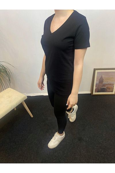 Superlife Superlife Women's V-Neck T-Shirt Spr24Tsk246
