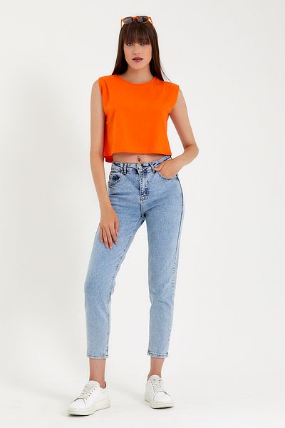 Superlife Women's Regular Fit Crop T-Shirt Spr22tsk128