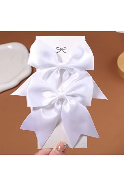 LO ADORO Cataramă cu fundă din satin pentru femei - Accesoriu pentru păr și rochie de mireasă