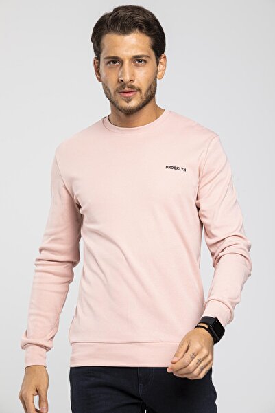 Superlife Crew Neck Long Sleeve Slim Fit Thin Men's Sweatshirt Spr2019k18