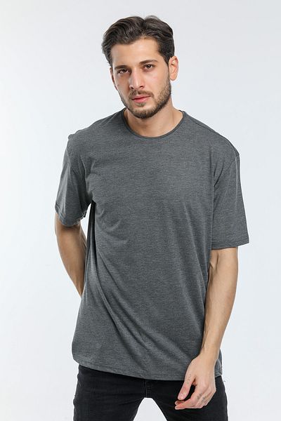 Superlife Ανδρικό T-Shirt με λαιμόκοψη υπερμεγέθης Spr21y30