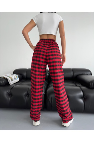 DENİKK Yudoowear, Red Plaid Unisex Yilbasina Private Sub-Group