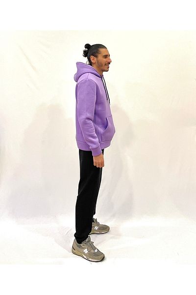 Superlife Φούτερ με κουκούλα Superlife Men Polar Li με 3 νήματα Tokyo Print