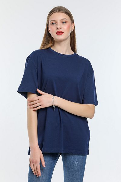 Superlife Süperlife Women's Crew Neck Oversize Fit T-Shirt Spr21Yk30