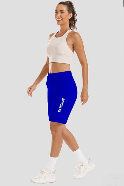 Superlife Dámské pohodlné šortky Superlife s elastickým pasem s potiskem Spr24srk208
