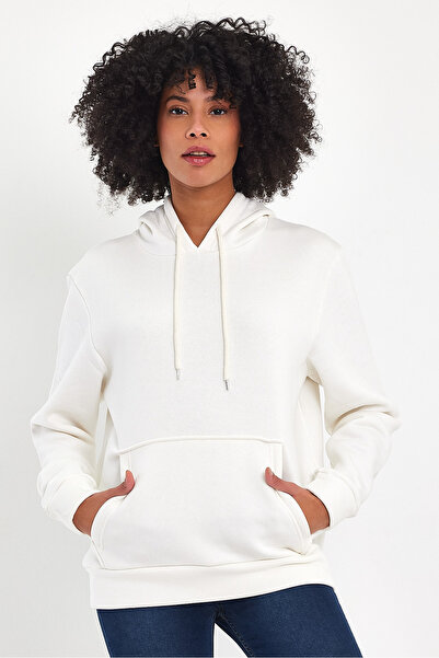 Süperlife Hanorac pentru femei, cu glugă, cu 3 fire, din fleece, spr24swk55