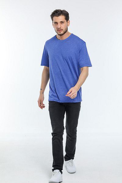 Superlife Ανδρικό T-Shirt με λαιμόκοψη υπερμεγέθης Spr21y30