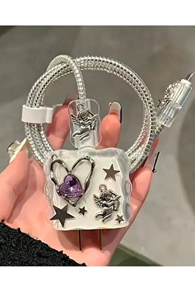 POWELL Uyumlu 18/20w adaptör kılıfı şarj aleti kılıfı ve koruyucu figürler eros